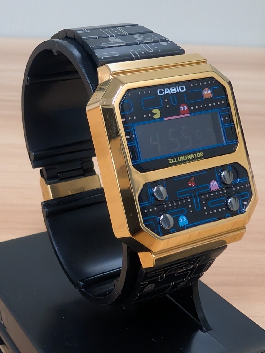 CASIO PAC-MAN Collaboration A100WEPC-1BJR Limited Retro Game Digital Watch Vinta