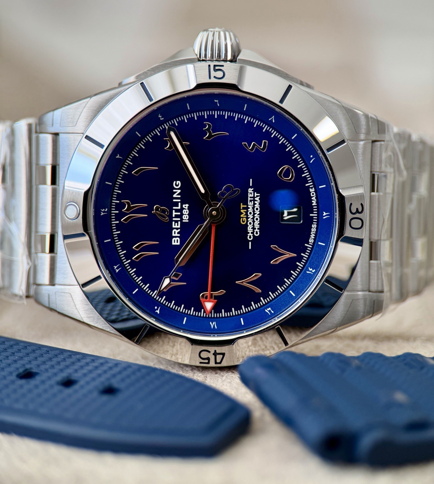 Breitling Chronomat GMT “Malaysia Edition” Limited To 68 Pieces A32398E71C1A1