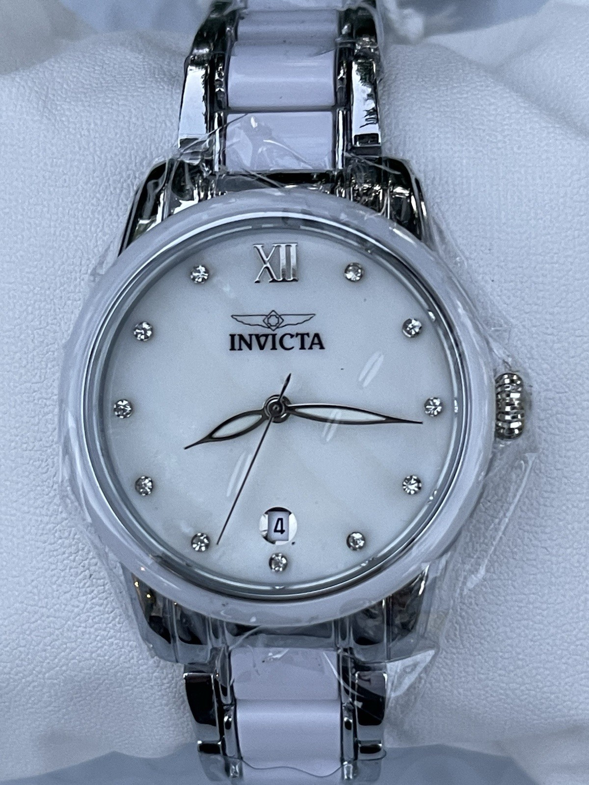 Invicta Celestial Lady Women’s Watch – 34.7mm, Silver & White NEW