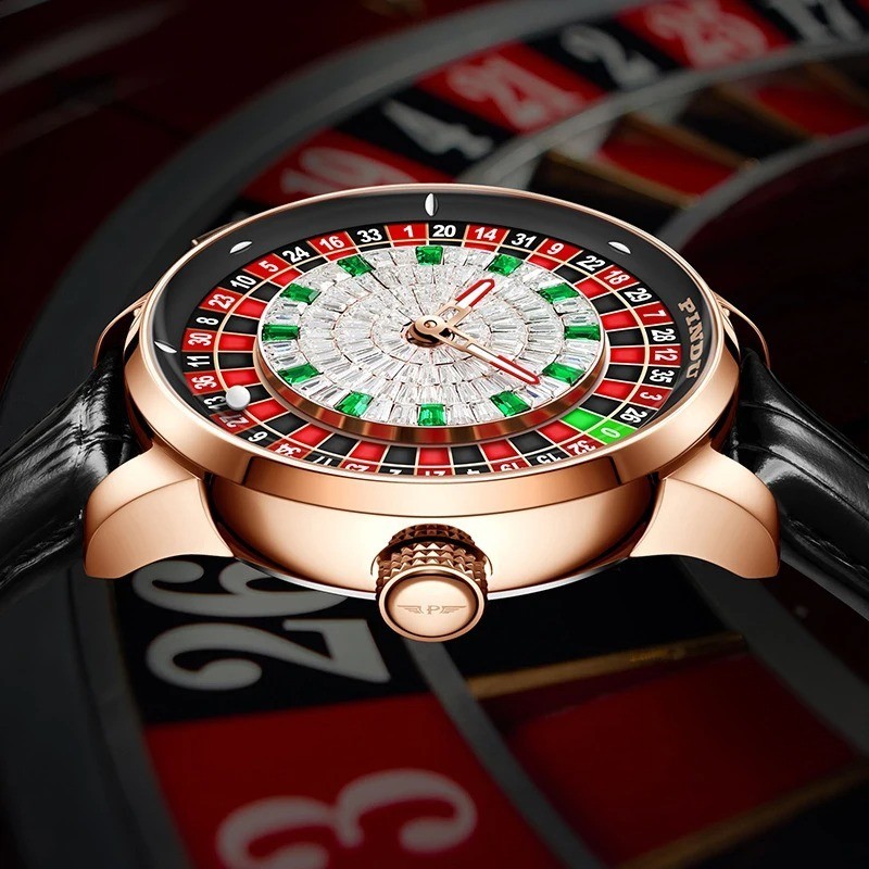 PINDU Russian Roulette NH35A Men’s Automatic Watch Sapphire Waterproof