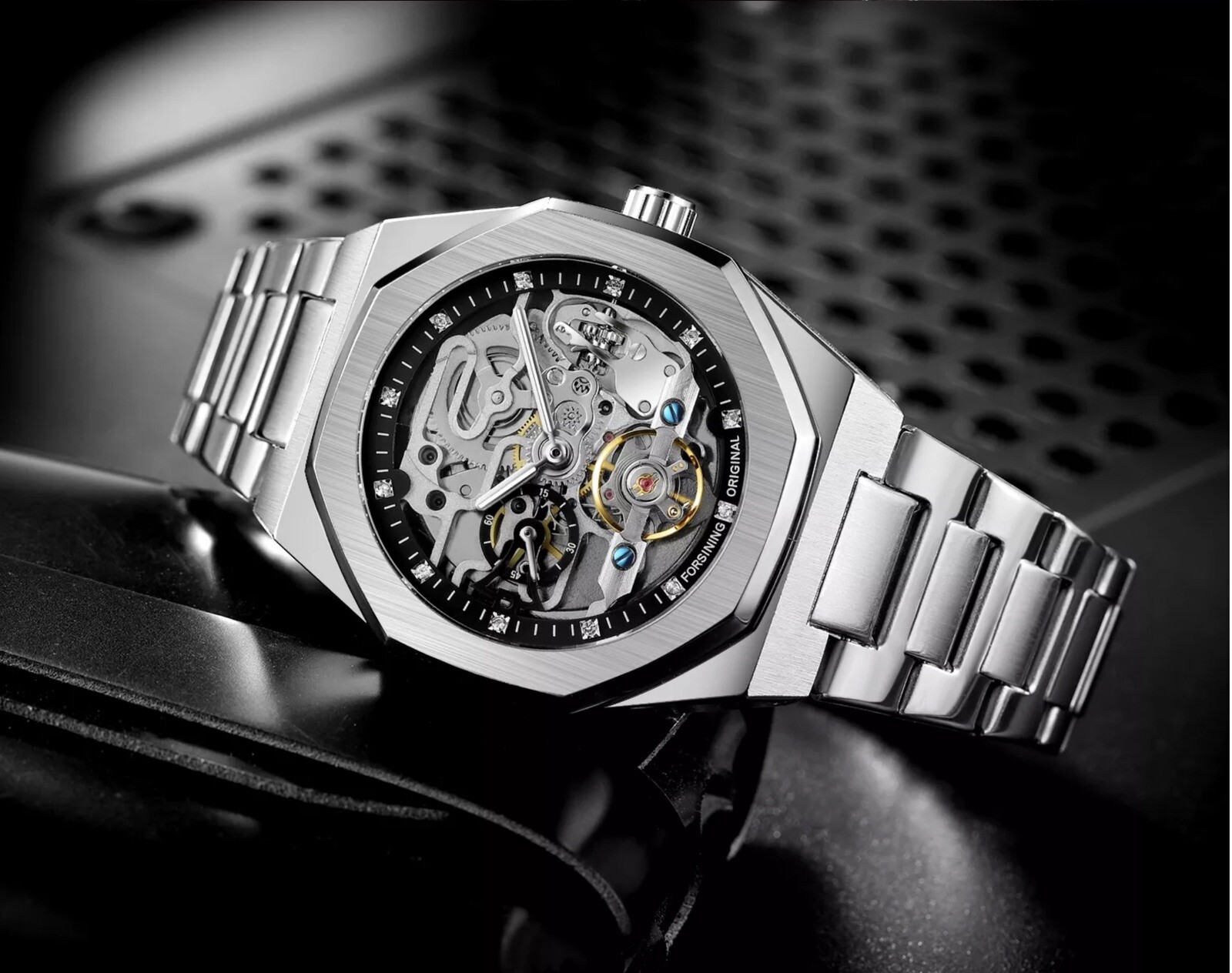 ⌚Men’s Watch Skeleton Mechanical Luminous Luxury Waterproof Sport Wristwatch NEW