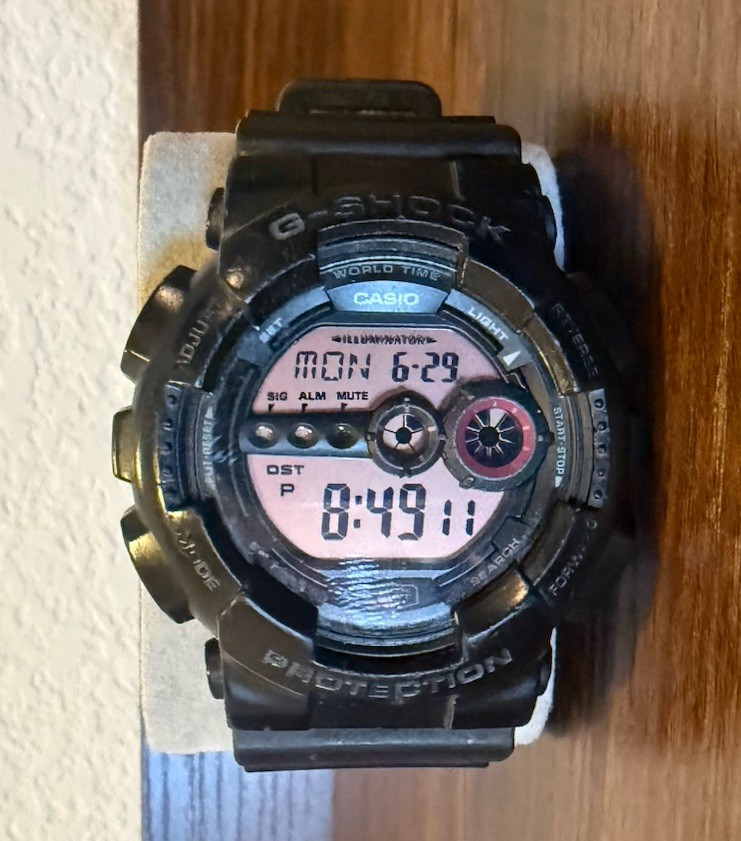 Casio Watch G-Shock GD100MS-1 Digital Men’s Military (Used)