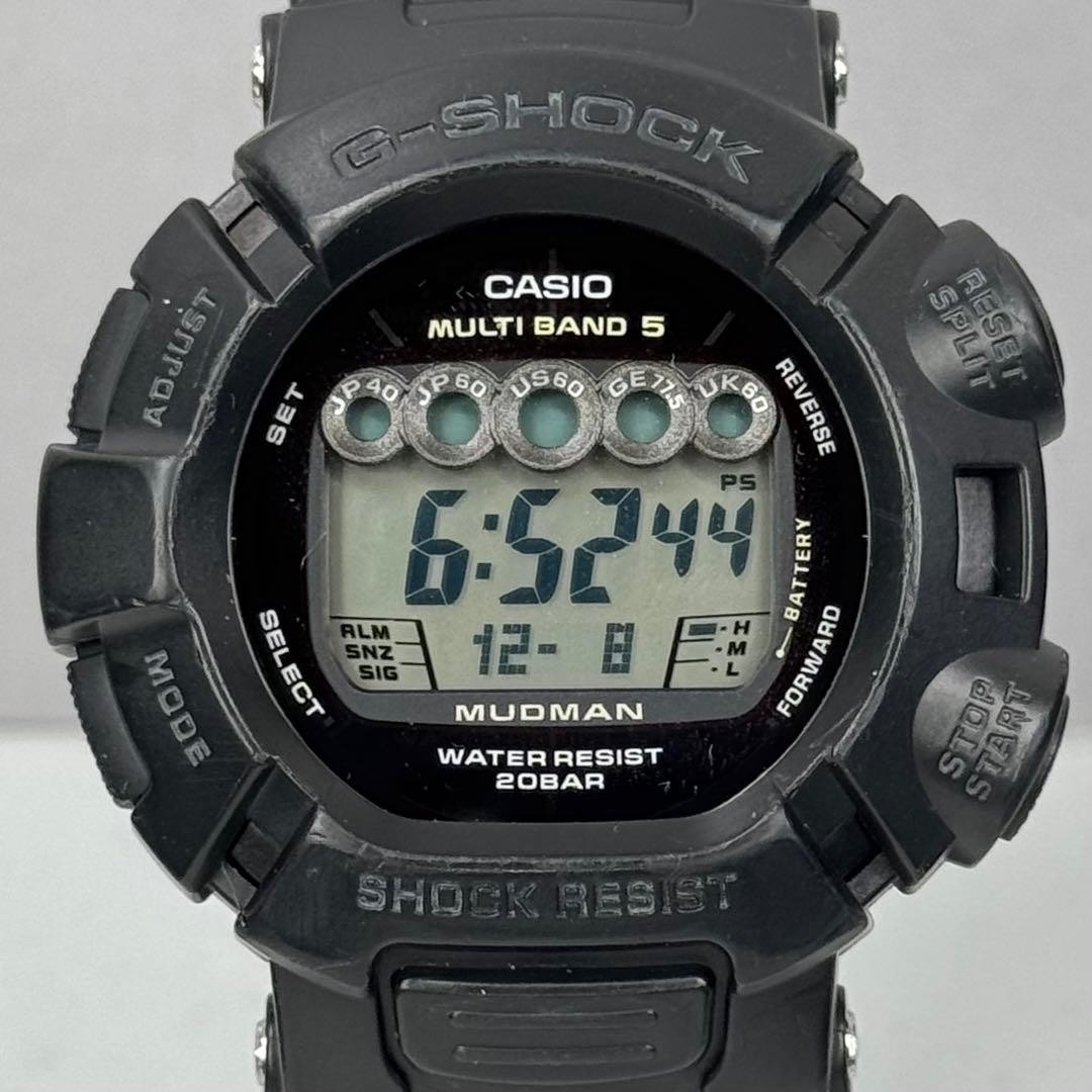 Excellent Condition G SHOCK GW 9000 MUDMAN Mudman Radio Solar