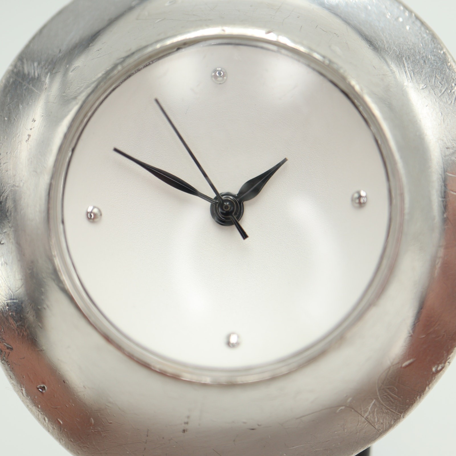 Vintage 90s Robert Lee Morris Moon Crater 925 Sterling Silver Watch New Battery