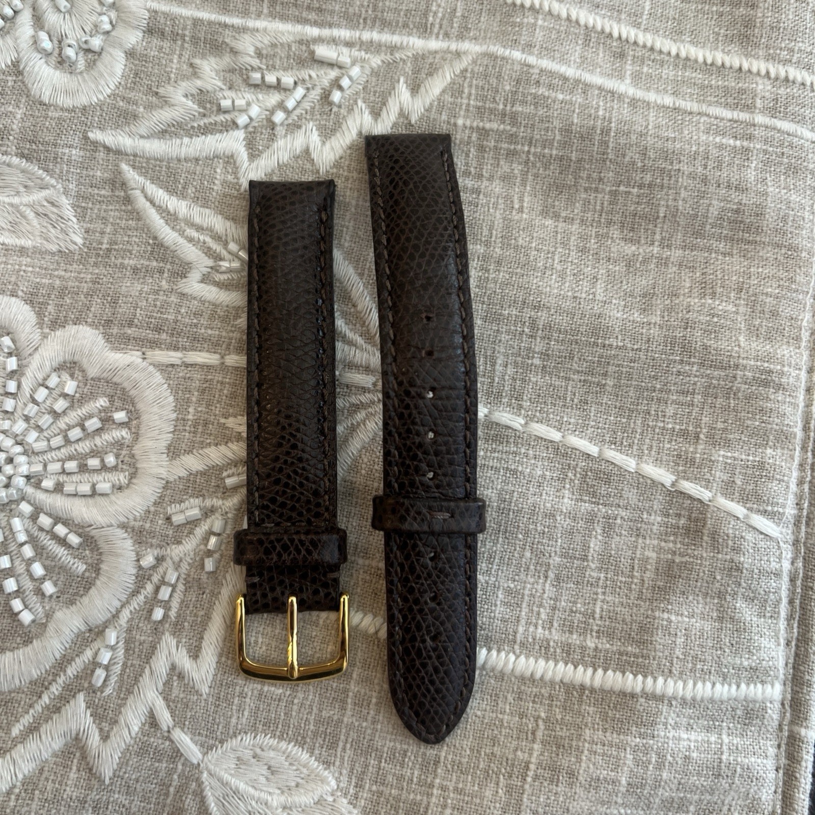 David Yurman Thoroughbred Swiss Quartz Black Dial Square Watch Black Leather 31m