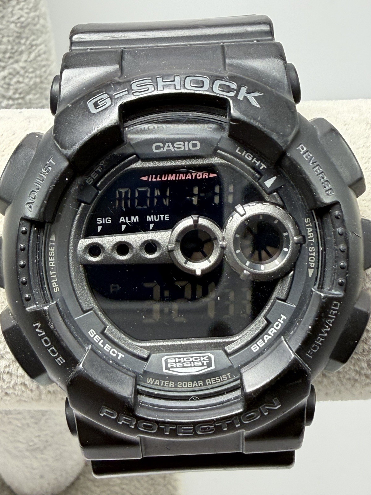 Casio G-Shock GD-100 New Battery Mod 3263 48MM 8.5″ Black Military Mens Watch