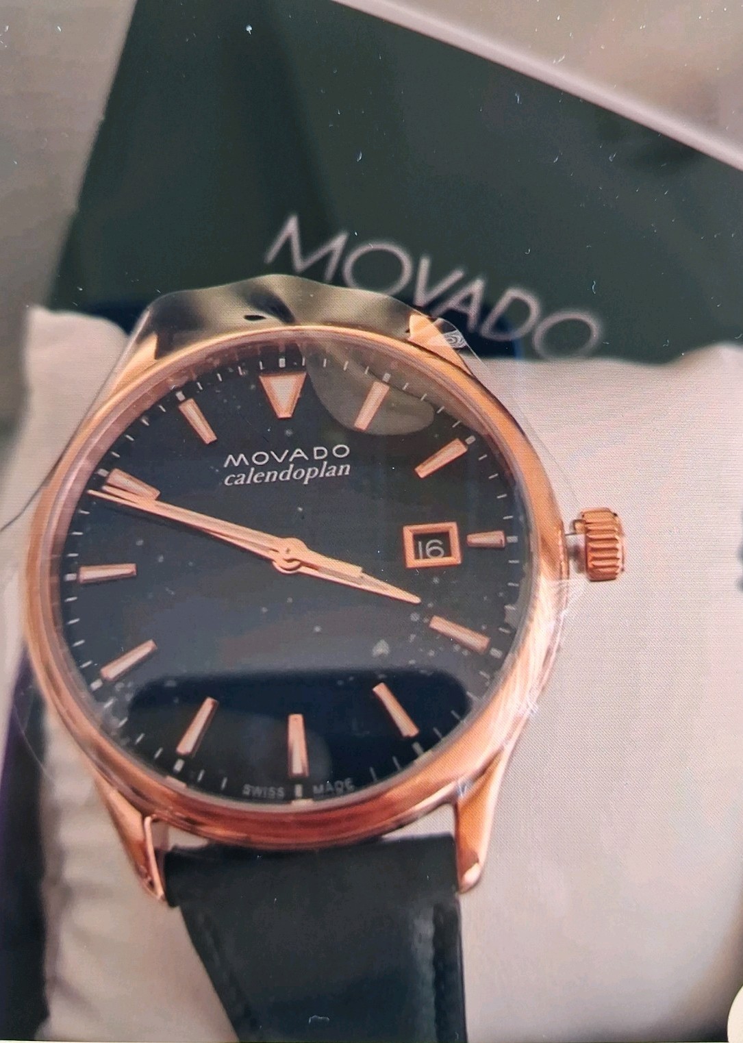 Movado Heritage Calendoplan Men’s Watch 3650158 Immaculate