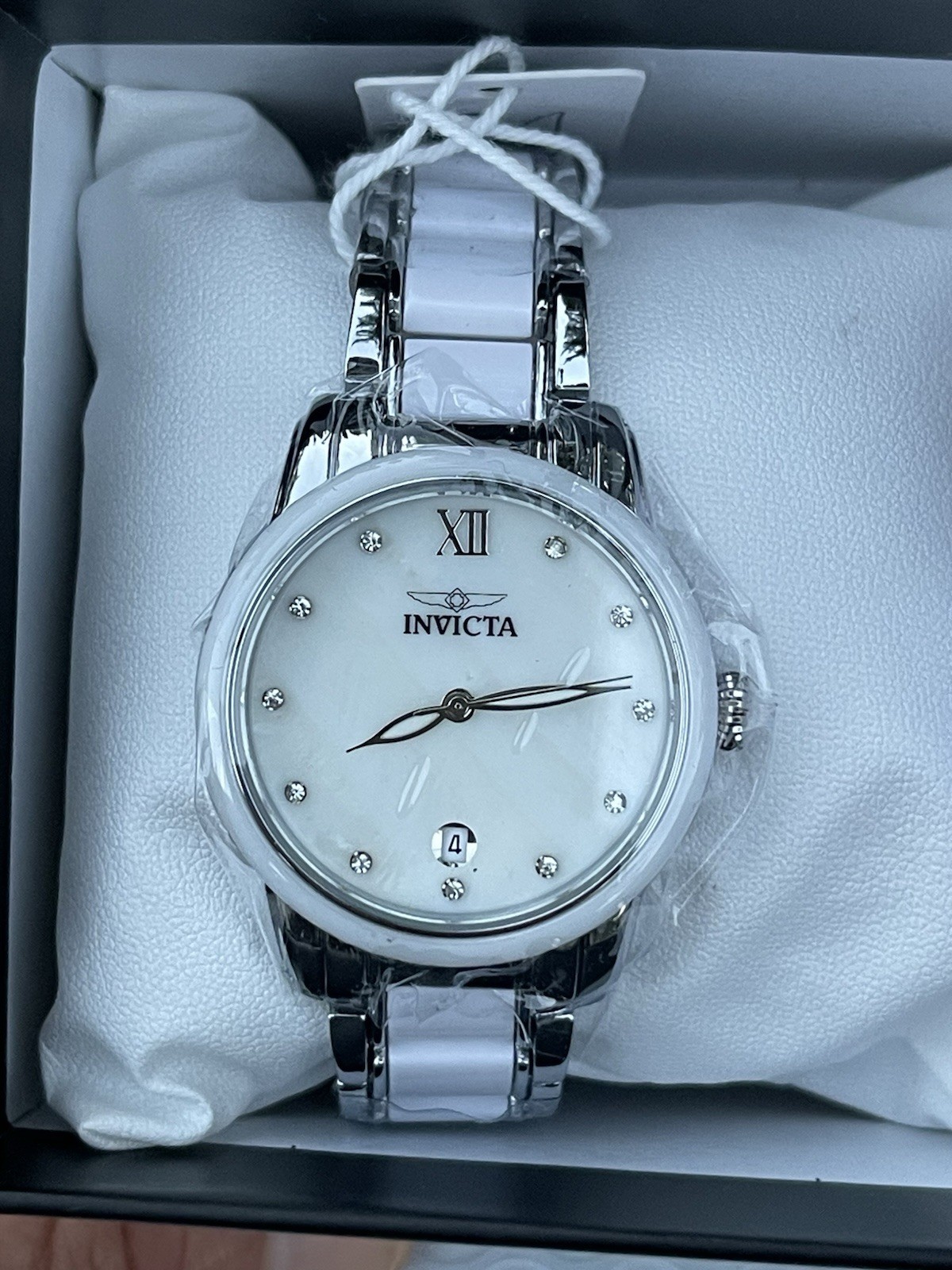 Invicta Celestial Lady Women’s Watch – 34.7mm, Silver & White NEW