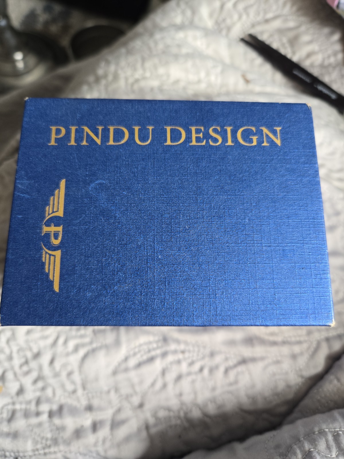 Pindu Automatic Mens Watch 40mm Silver Square Dial Date Steel Bracelet NWB