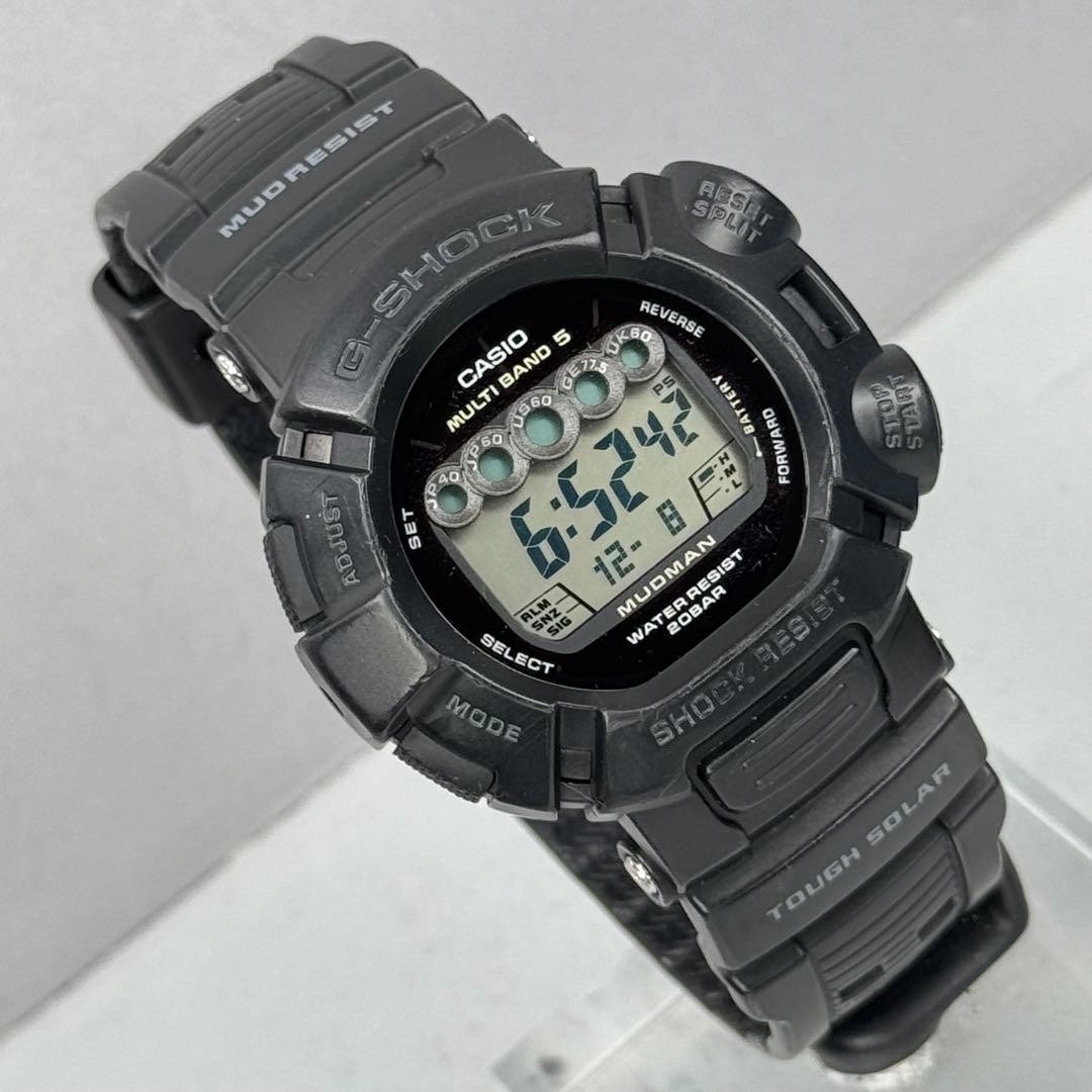 Excellent Condition G SHOCK GW 9000 MUDMAN Mudman Radio Solar