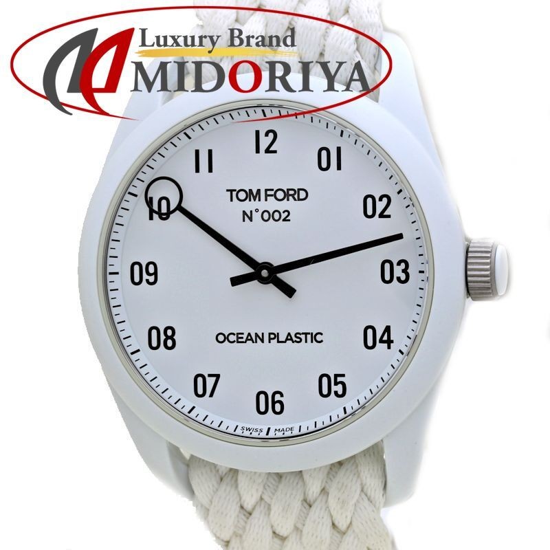 Tom Ford N.002 TFT002024 TF0120233779 Ocean Plastic Timepiece Men’s 39728 Used W