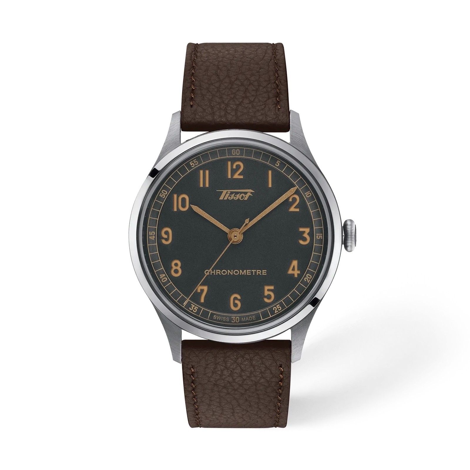 Tissot Heritage 1938 39mm Auto COSC Anthracite Dial Men’s Watch T1424641606200