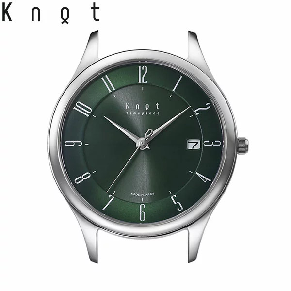 Knot CS-38ASVGN Solar Watch 38mm Green Dial Sapphire Head Only Made in Japan