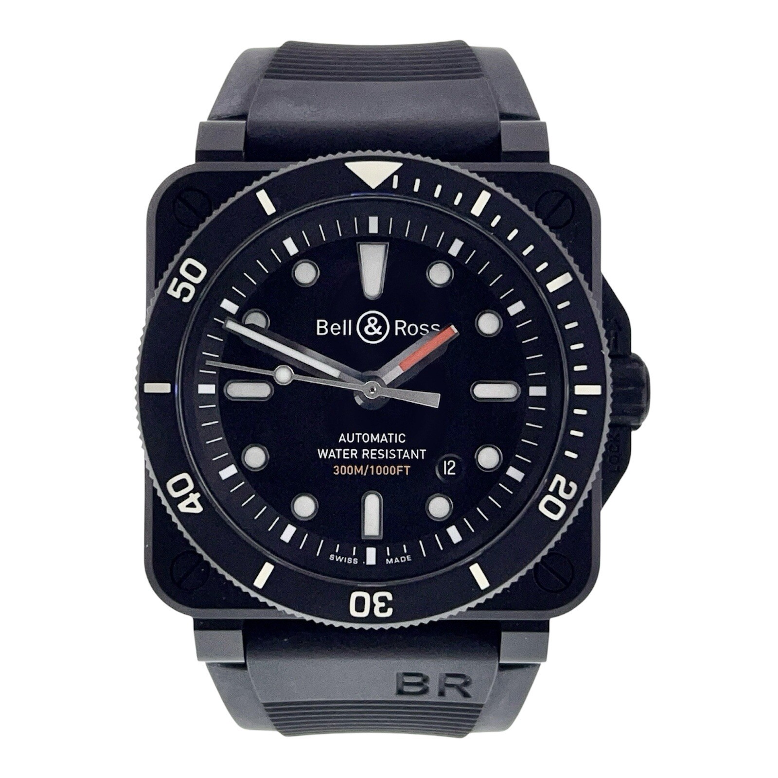 Bell & Ross Ceramic Black Dial 42mm Automatic Men’s Watch BR03-92 – Box/Papers