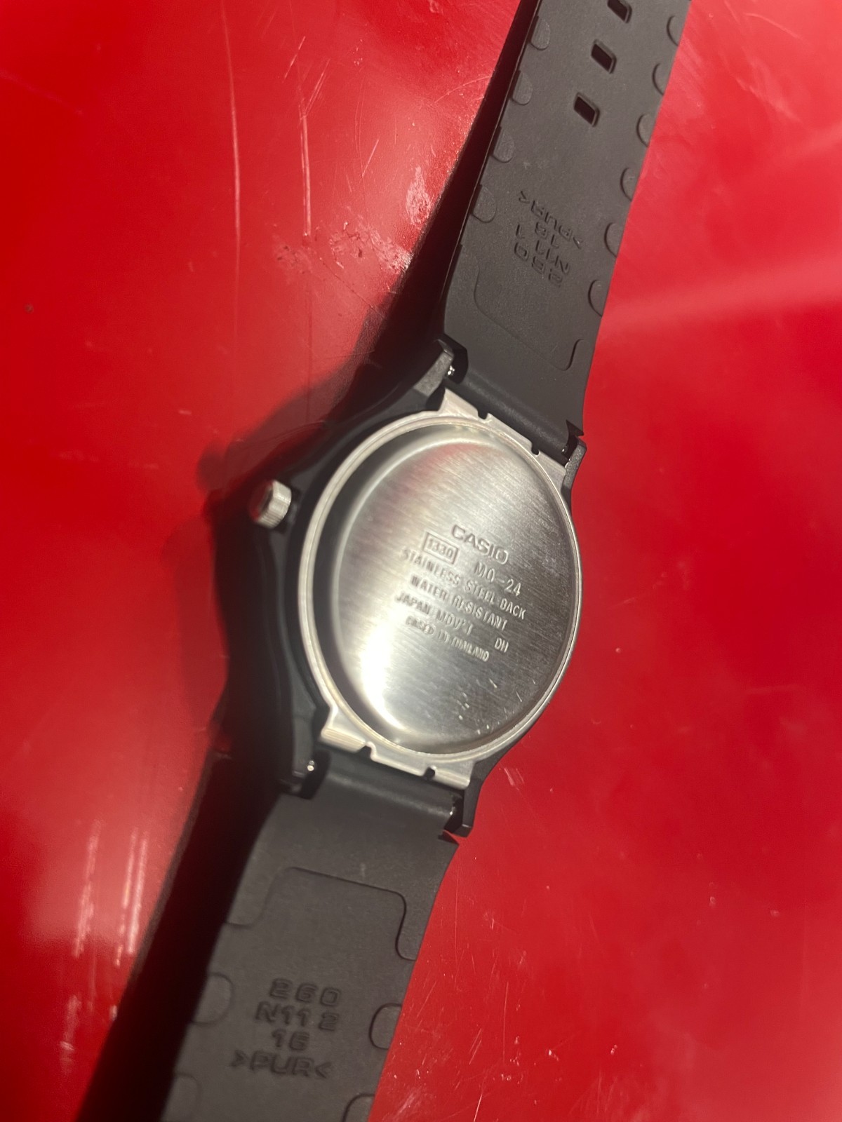 Casio Analog with Black Resin Band Mens Watch – MQ24-1B2