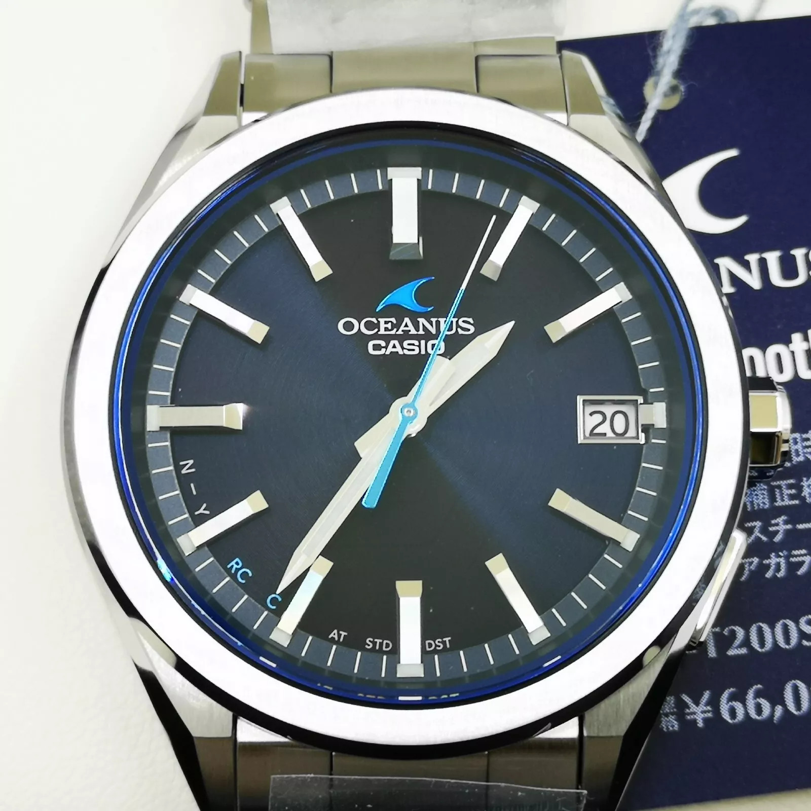 CASIO OCEANUS OCW-T200S-1AJF CLASSIC LINE Bluetooth Solar Radio Watch