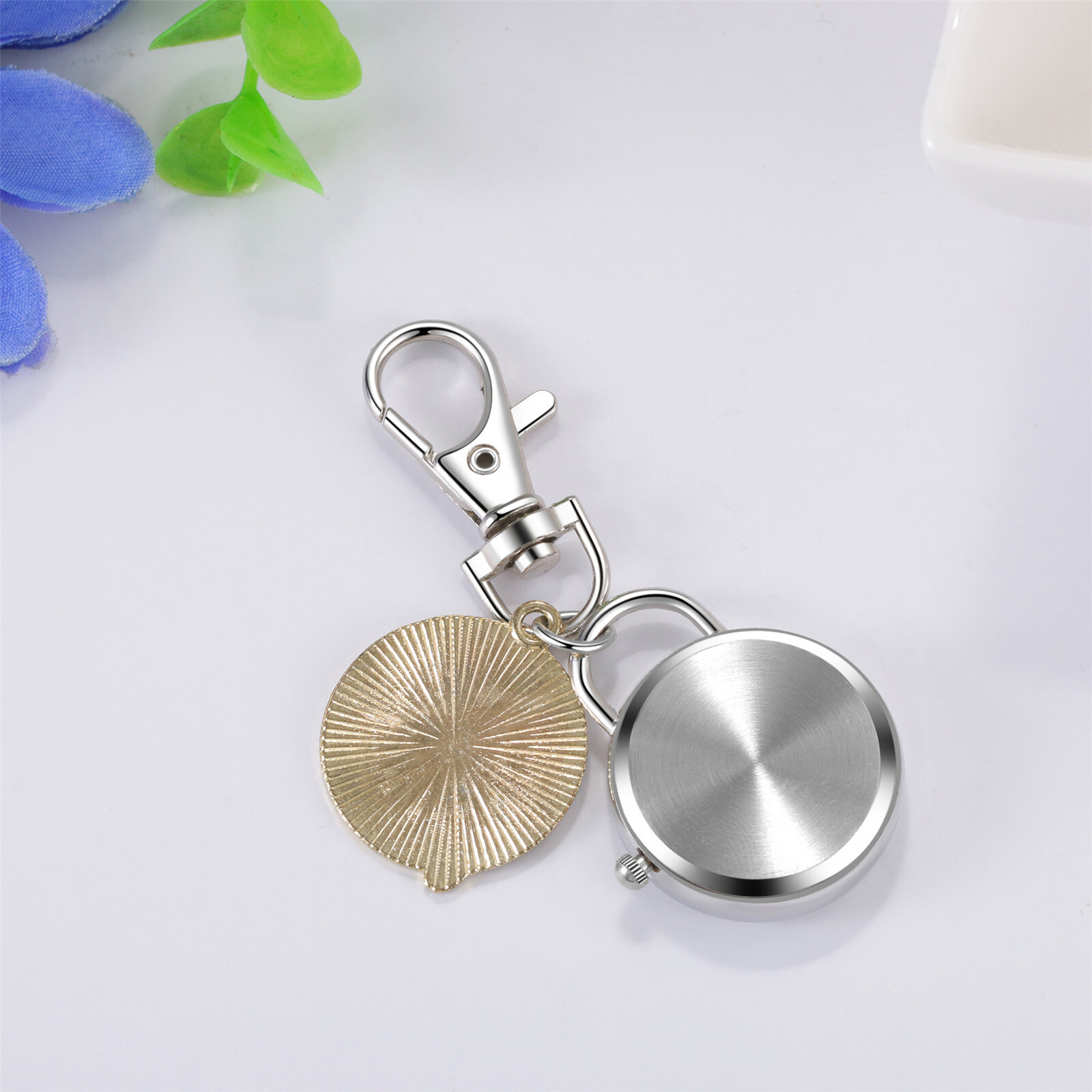 Space Star Charm Keychain Key Ring Watch Outdoors Backpack Belt Clip On Watches