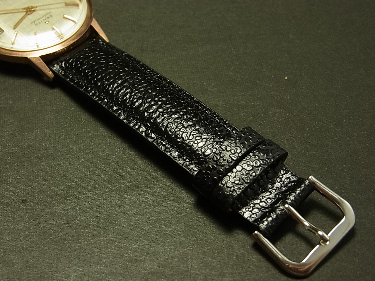 Zenith Rose Gold Filled Automatic Wristwatch /w Date