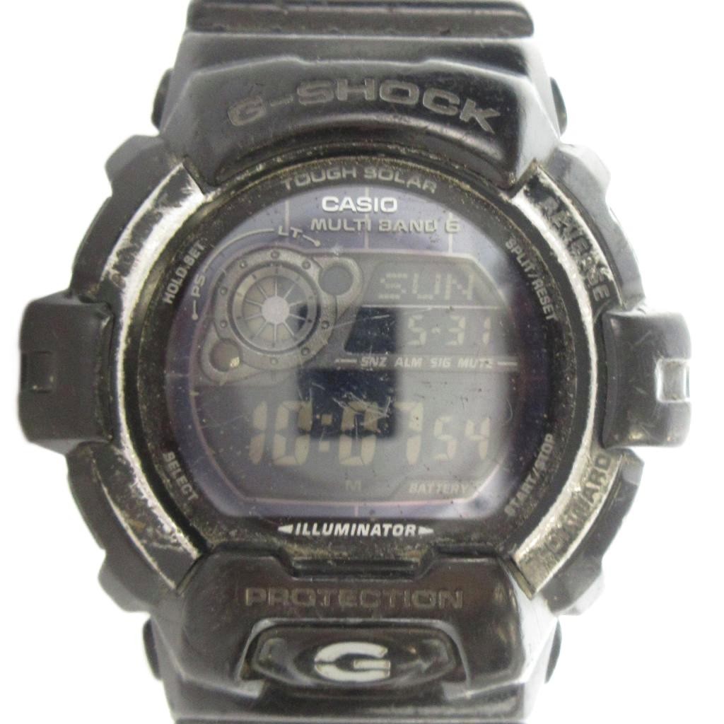 Casio G-Shock GW-8900A-1JF Digital Watch Black Stainless Steel 45mm Quartz Vinta