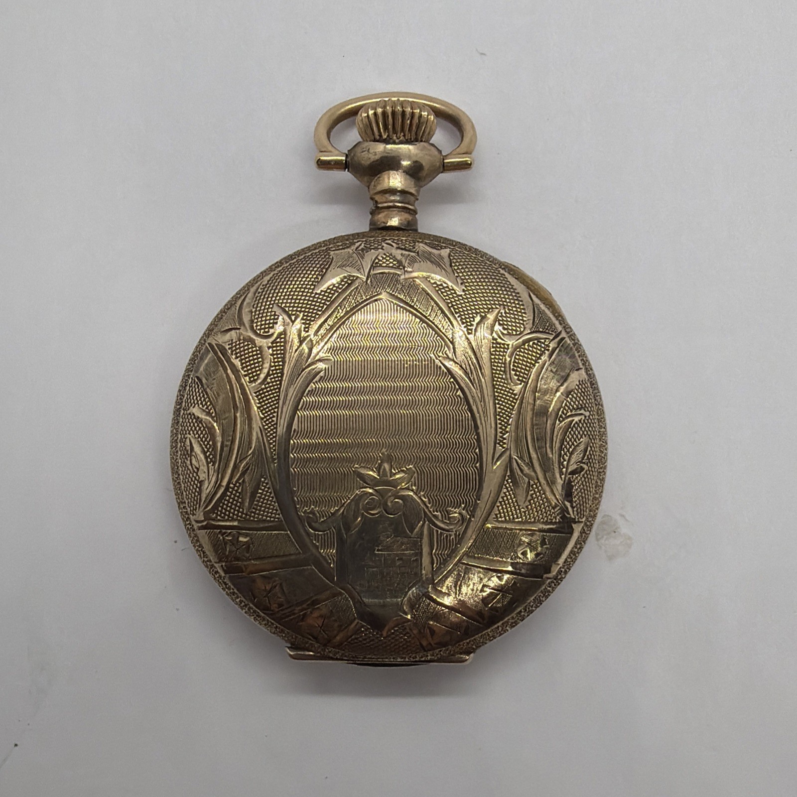 Elgin Beautiful 14K 20Yr Gold Filled Hunting Case Pocket Watch Runs
