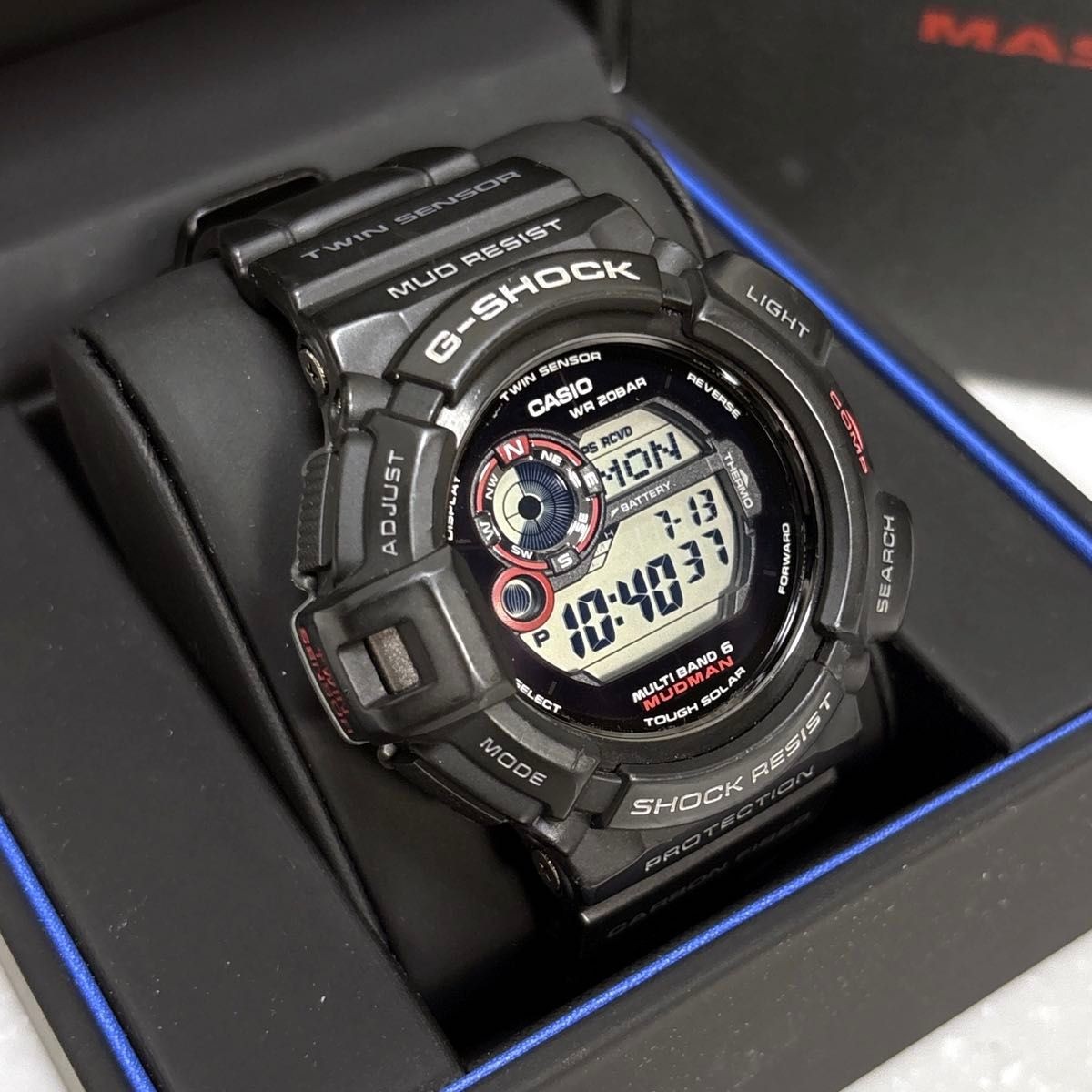 G SHOCK CASIO G SHOCK MUDMAN GW 9300 radio wave solar carbon fiber band wristwat