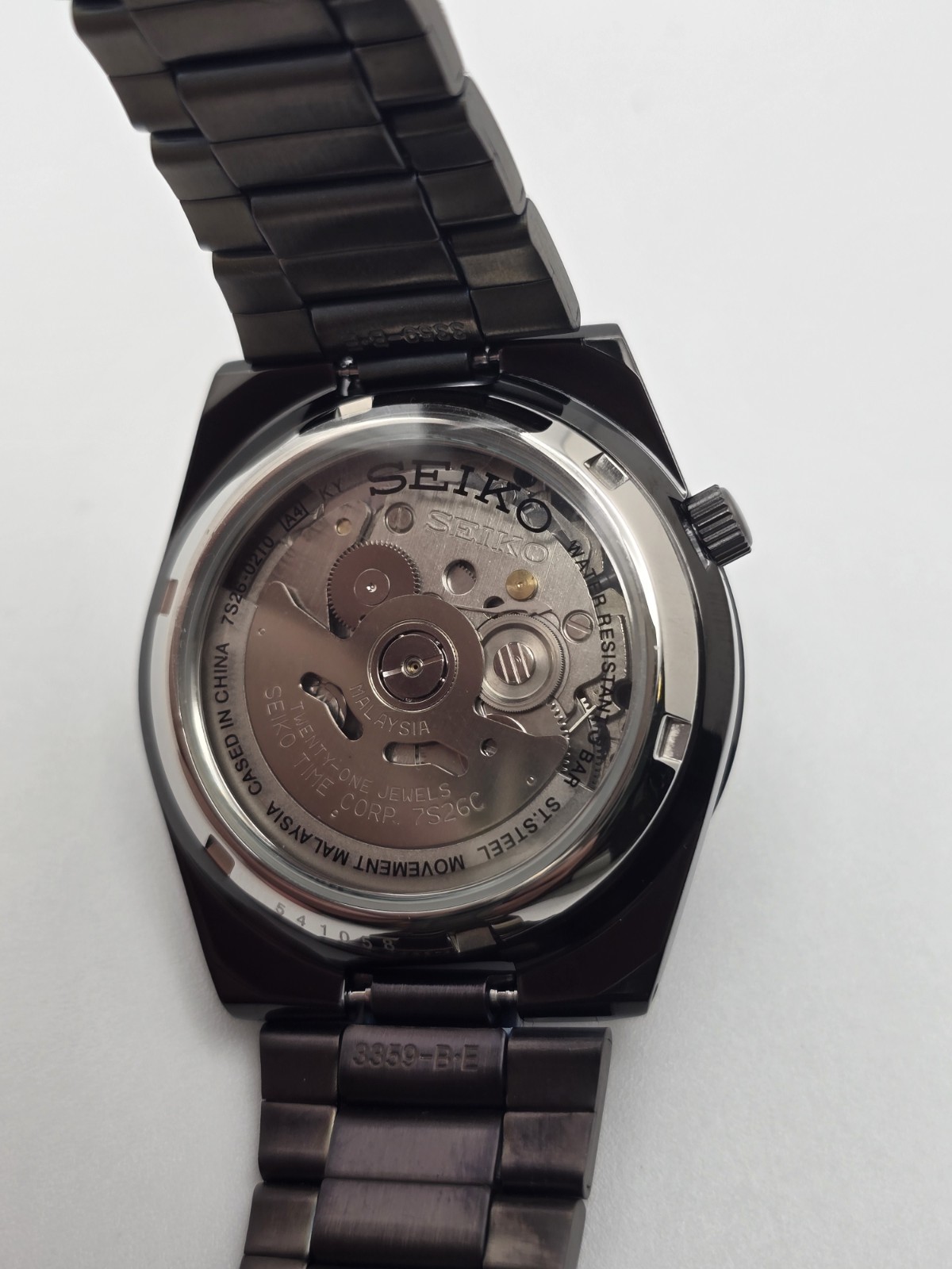 SEIKO 5 SNKE03K1 Automatic Black Dial Stainless Steel Men’s Watch NEW IN BOX