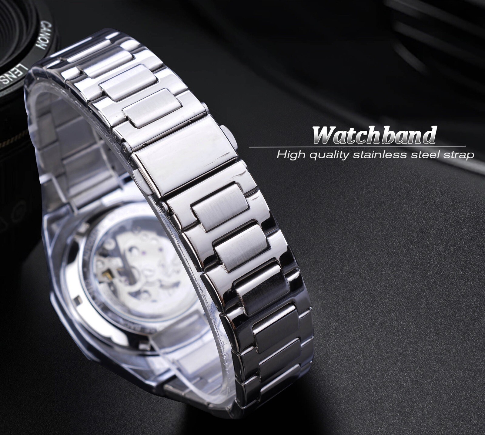 ⌚Men’s Watch Skeleton Mechanical Luminous Luxury Waterproof Sport Wristwatch NEW