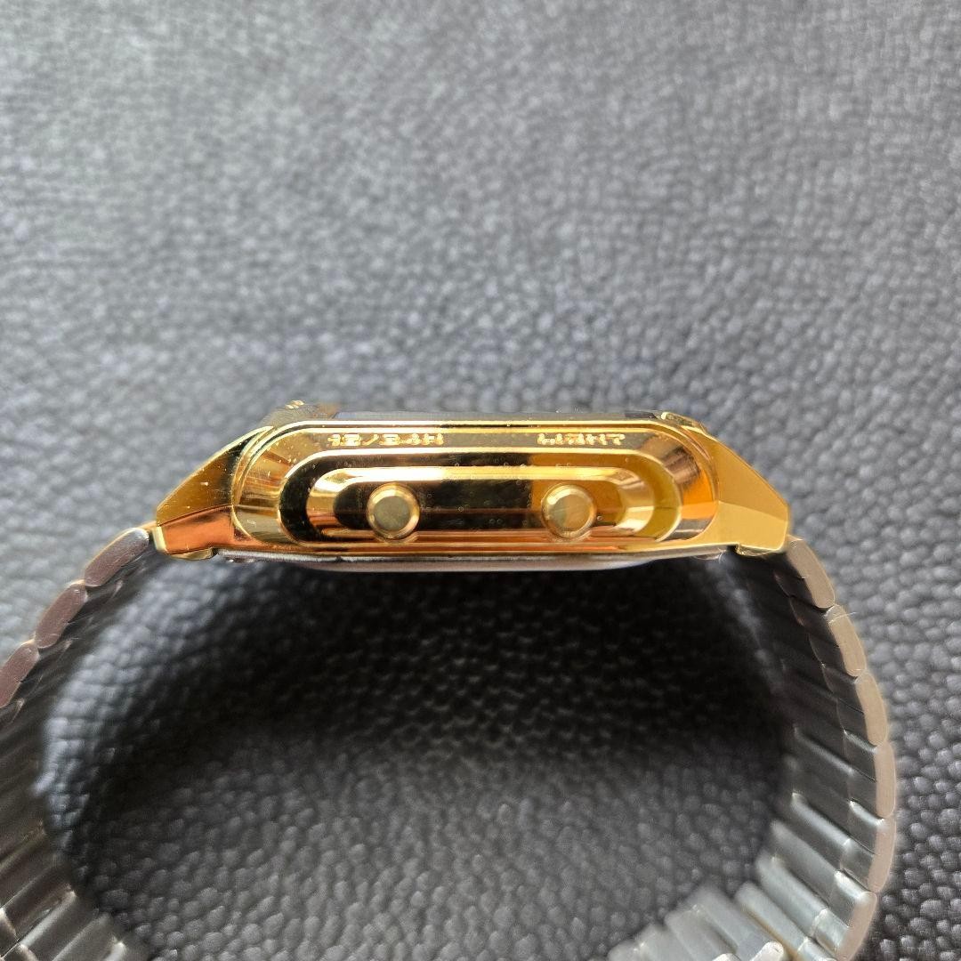 CASIO DATA BANK DB-380 Gold Digital Watch