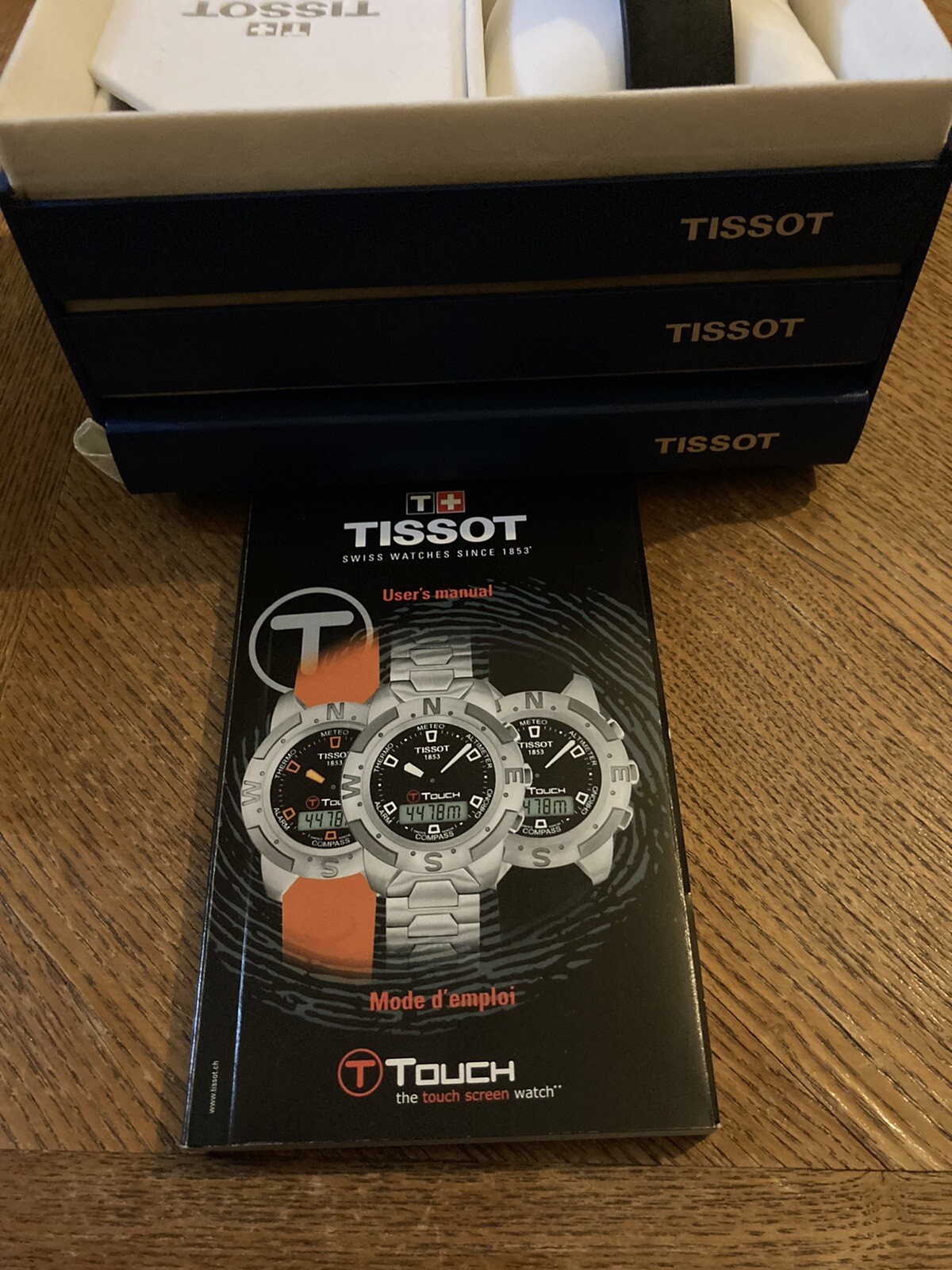 Tissot 1853 TITANIUM Smart Watch T-Touch, Swiss Made Series Z 252/352