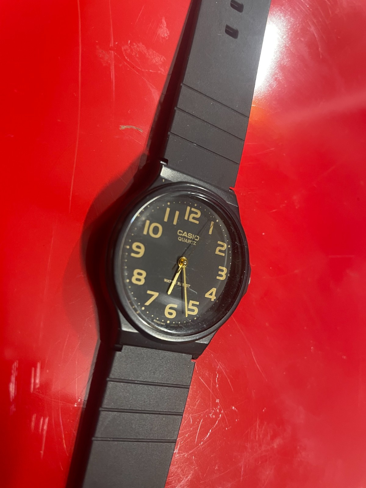 Casio Analog with Black Resin Band Mens Watch – MQ24-1B2