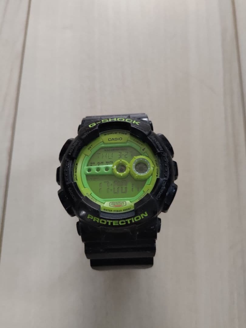 CASIO G-SHOCK GD100SC 1JF Lime Green Watch