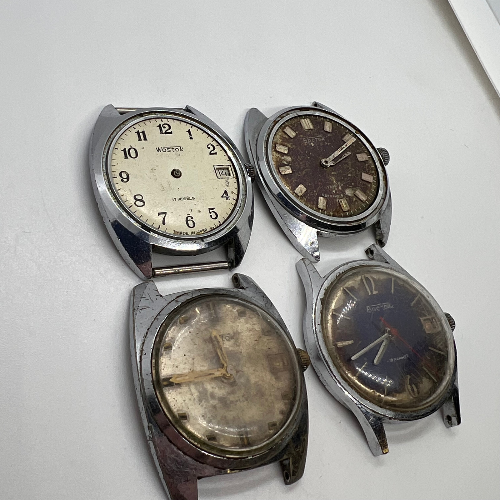 Vintage WOSTOK Soviet Watch Collection Ussr Men Wrist Military Original Retro