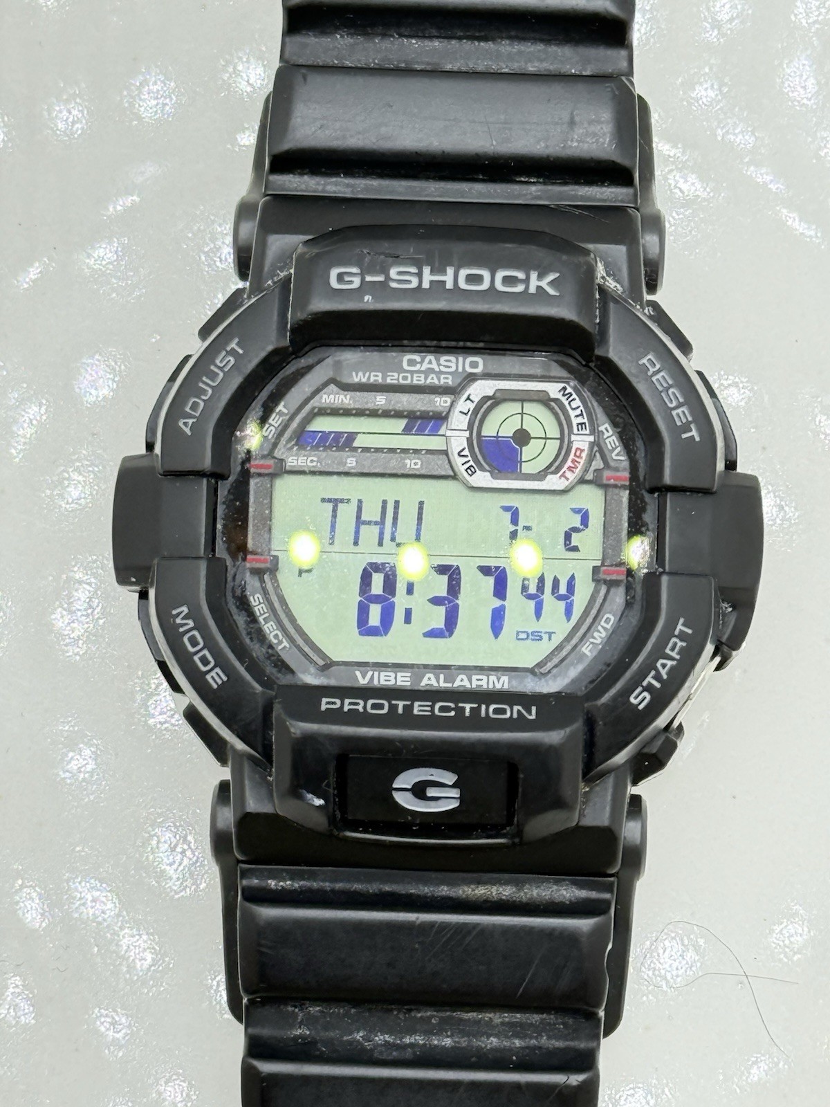 Casio G-Shock 3403 GD-350 Watch Black Sporty Water Resistant Stainless Steal