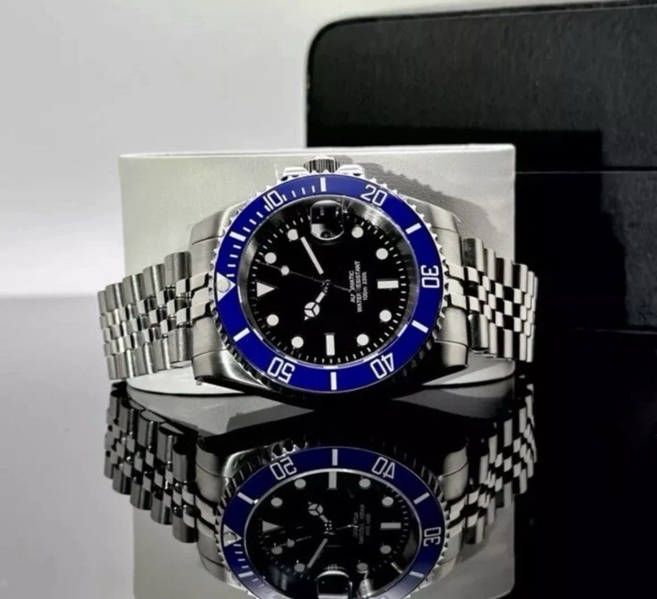 40mm “Cookie Monster” Custom Sub Style Mod Watch w/ NH35 Automatic