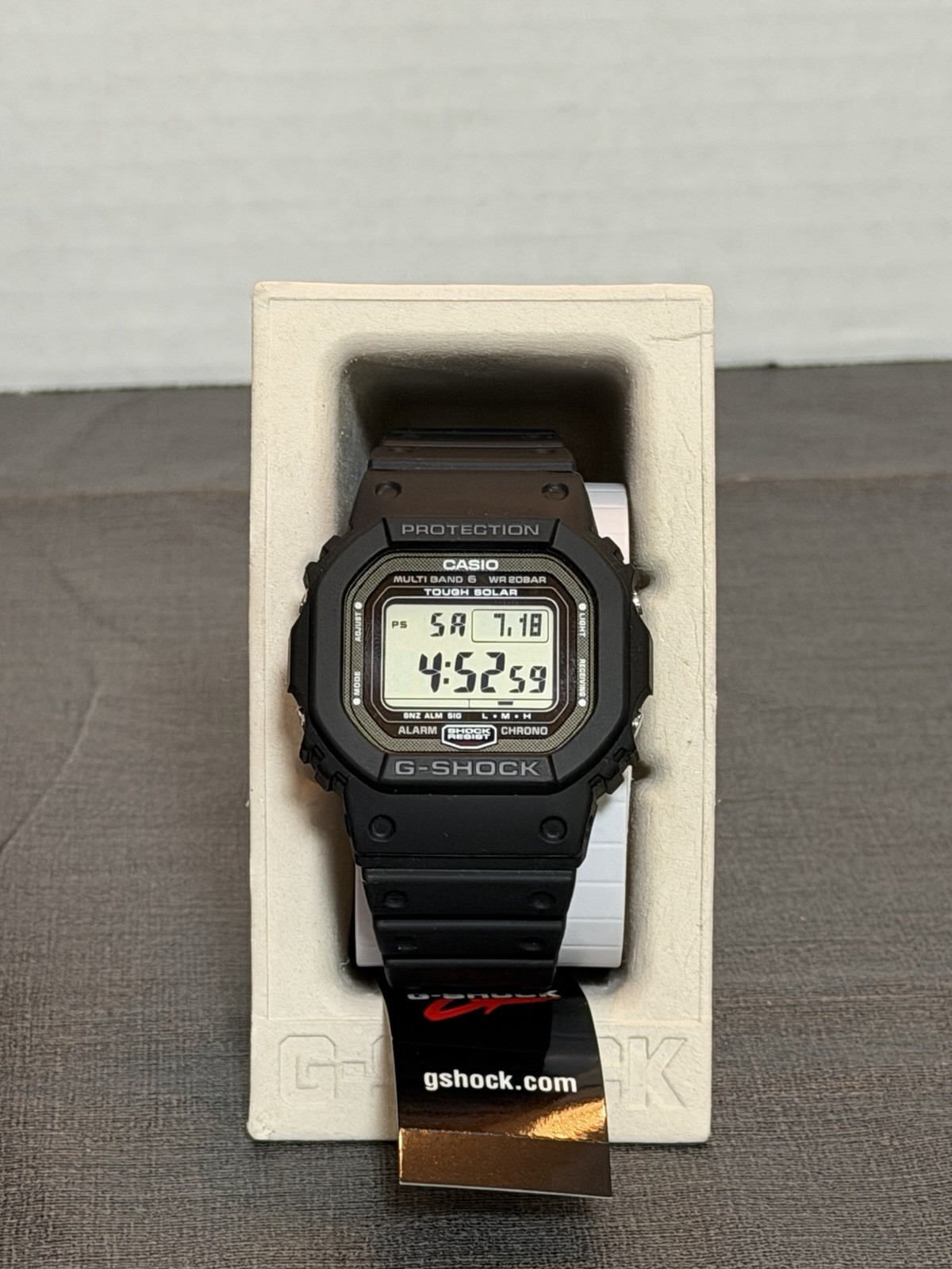 Casio G-Shock GW-5000U-1CR Men’s Black Watch Steel Core Japan Model Hodinkee