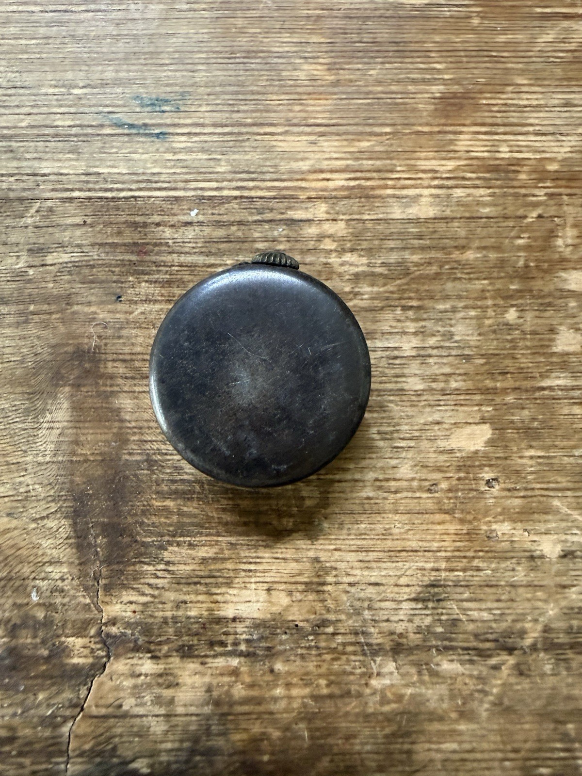 Unbranded Vintage gunmetal buttonhole watch