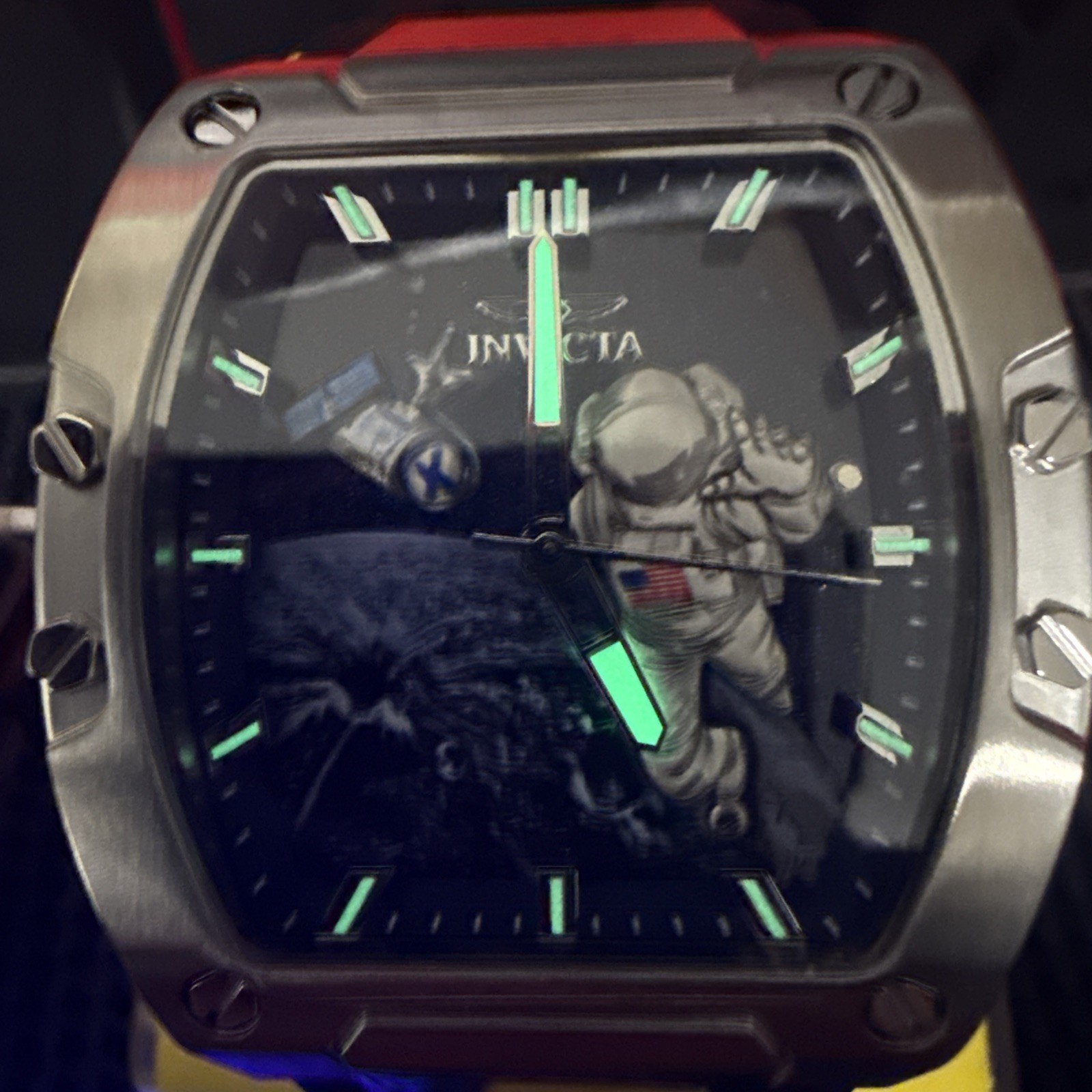 Invicta S1 Rally Moonlander 50643 Astronaut Space Dial 43mm