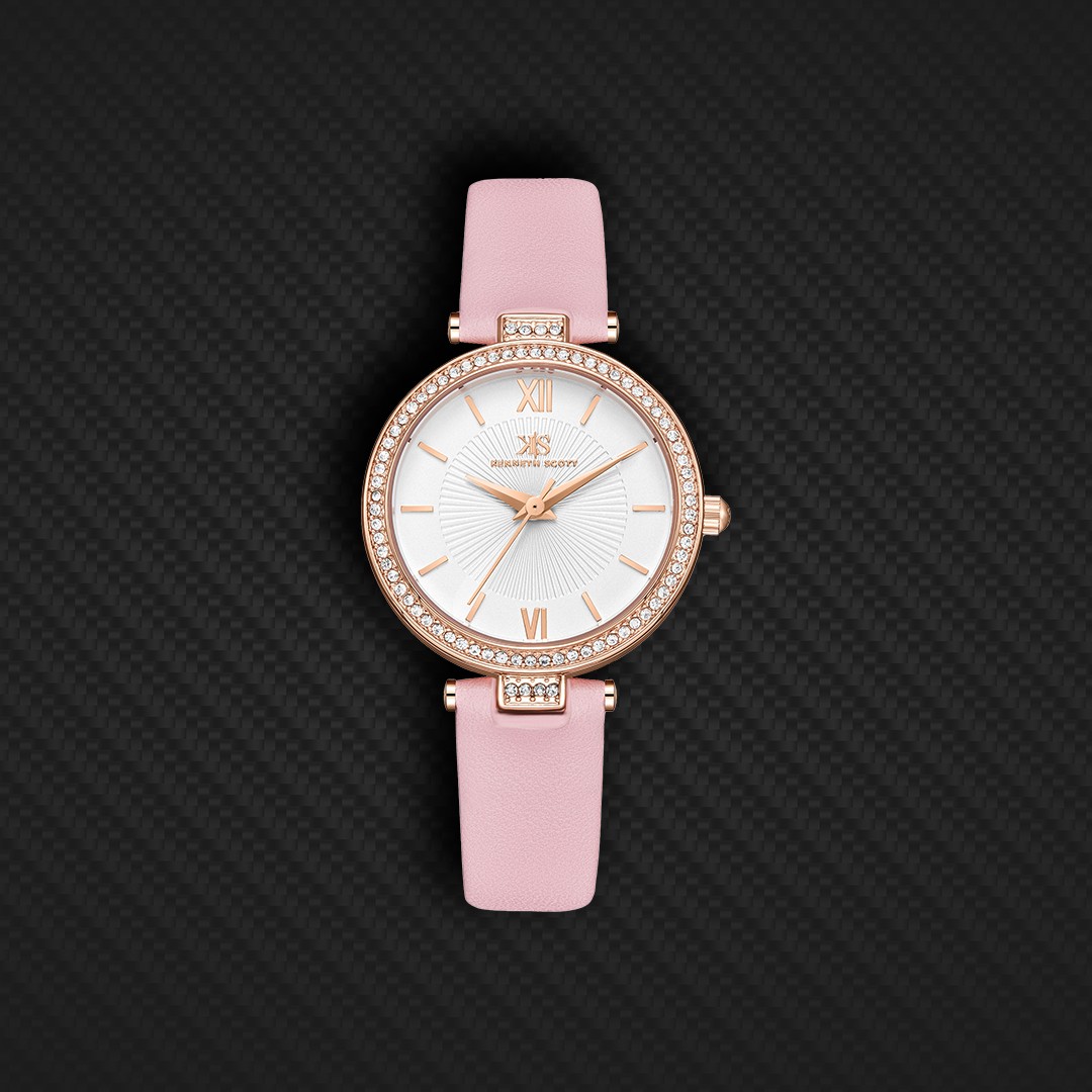 Kenneth Scott Women’s Analog Watch | White Dial, 32mm, 30 m (3 ATM)
