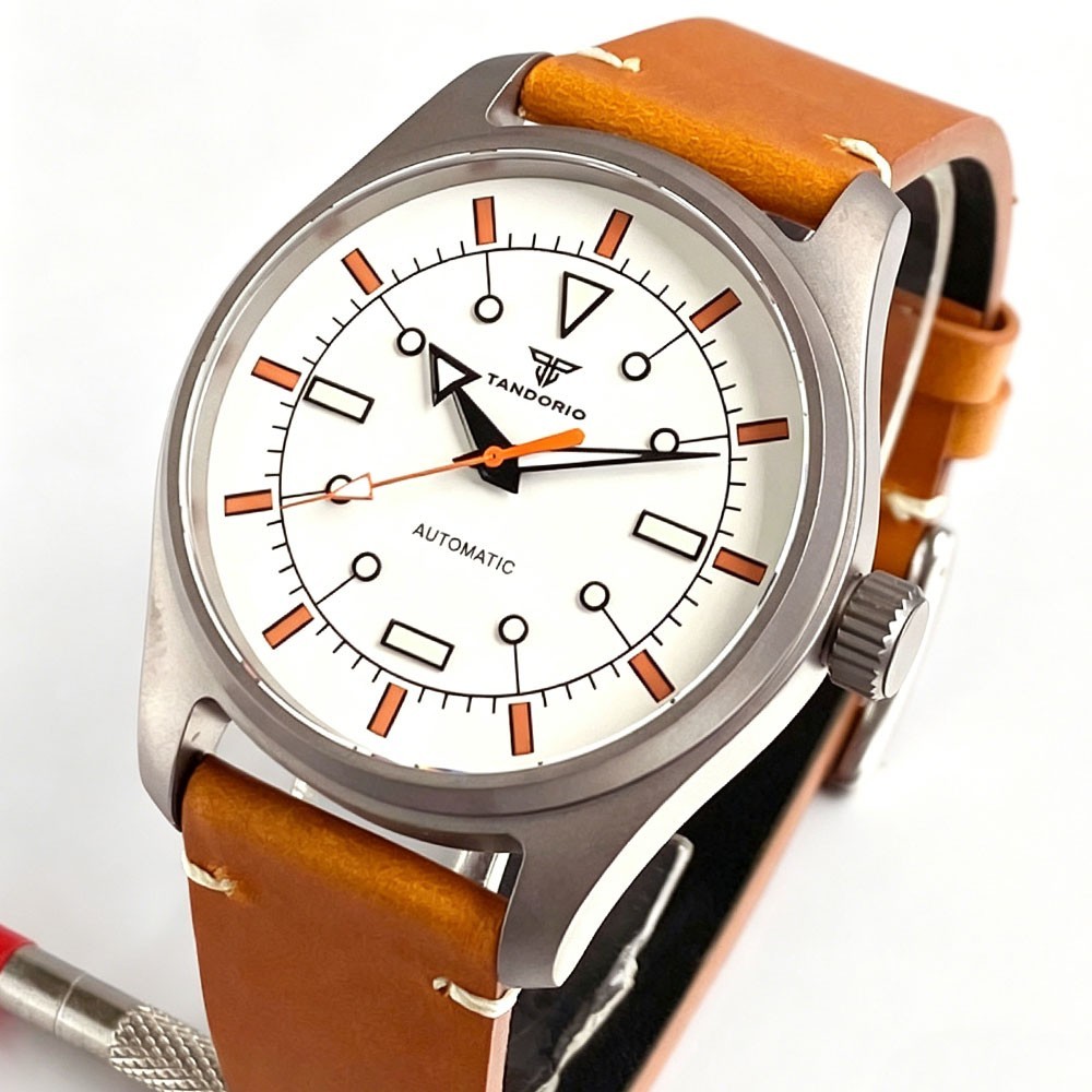 Tandorio 39mm luminous Automatic Mechanical Pilot Men’s Watch For Japan NH35