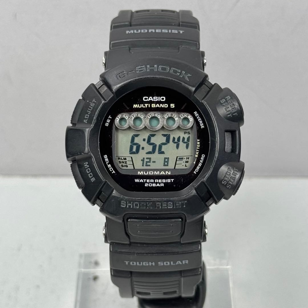 Excellent Condition G SHOCK GW 9000 MUDMAN Mudman Radio Solar