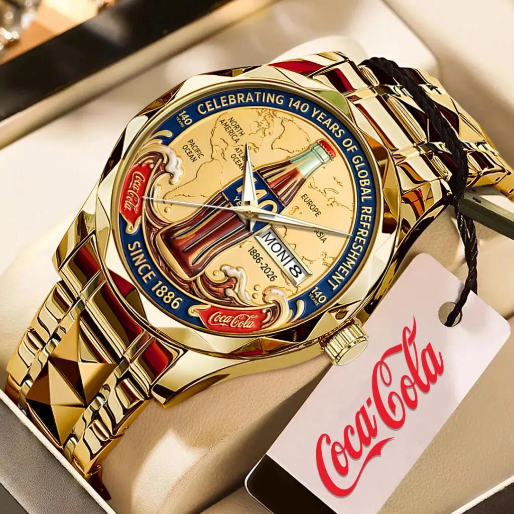 Cola 140th Anniversary Alloy Luxury Quartz Watch