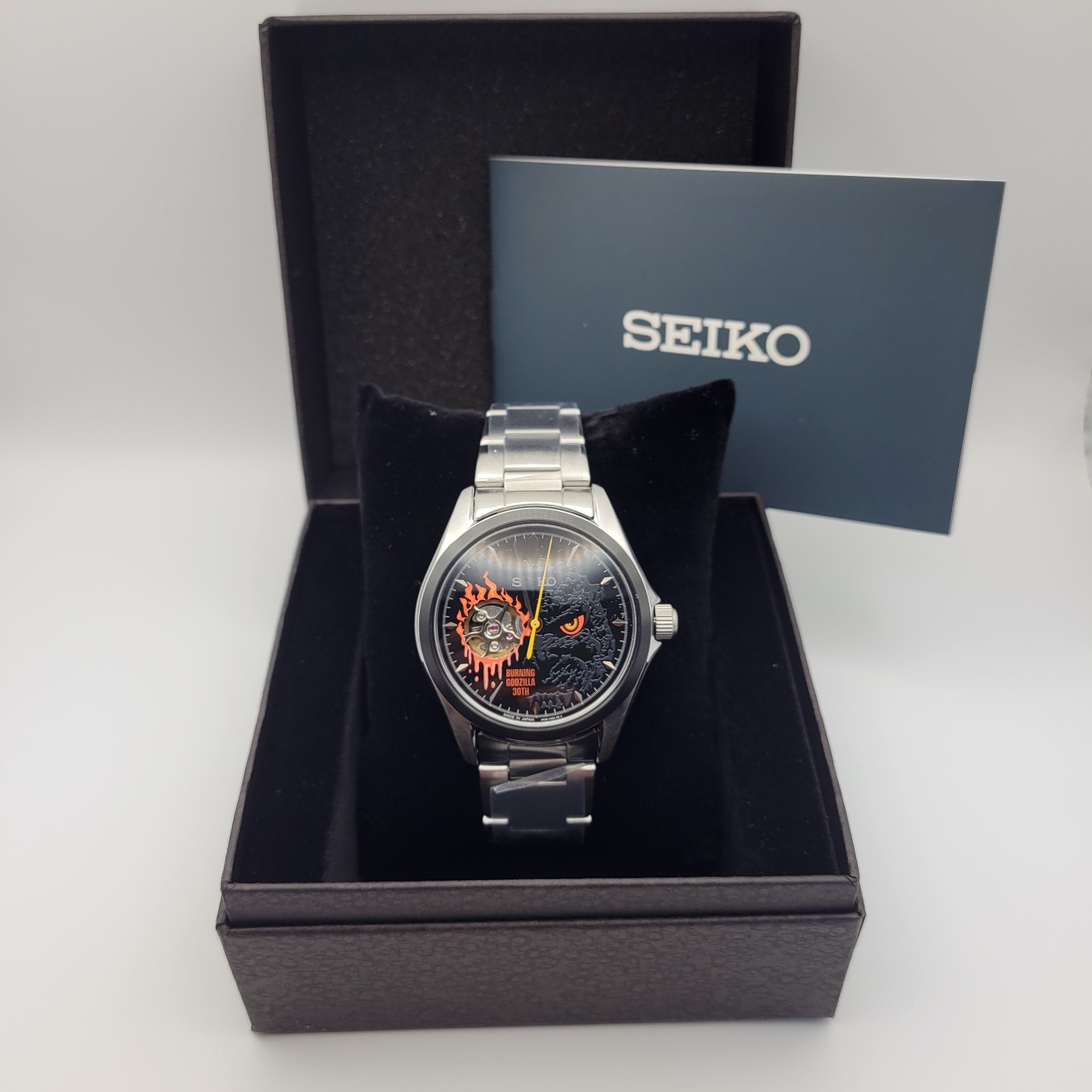 Seiko Burning Godzilla 30th Anniversary Limited Automatic Watch Japan New
