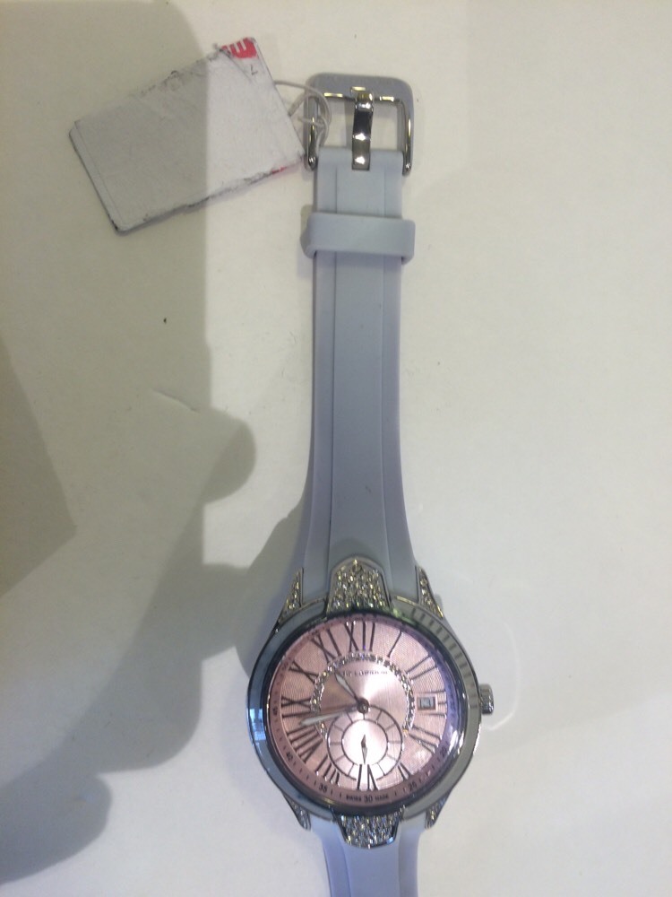 Ted Lapidus Ombre Silicone Pink Dial White Crystal White/Grey OMBRE GEL RARE