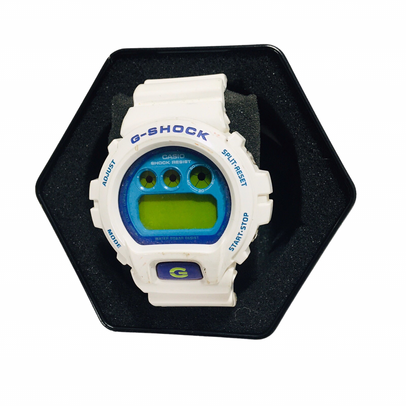 Casio G-SHOCK Men’s 3230 1289 Blue, Purple & White DW-6900CS-7 Digital Watch