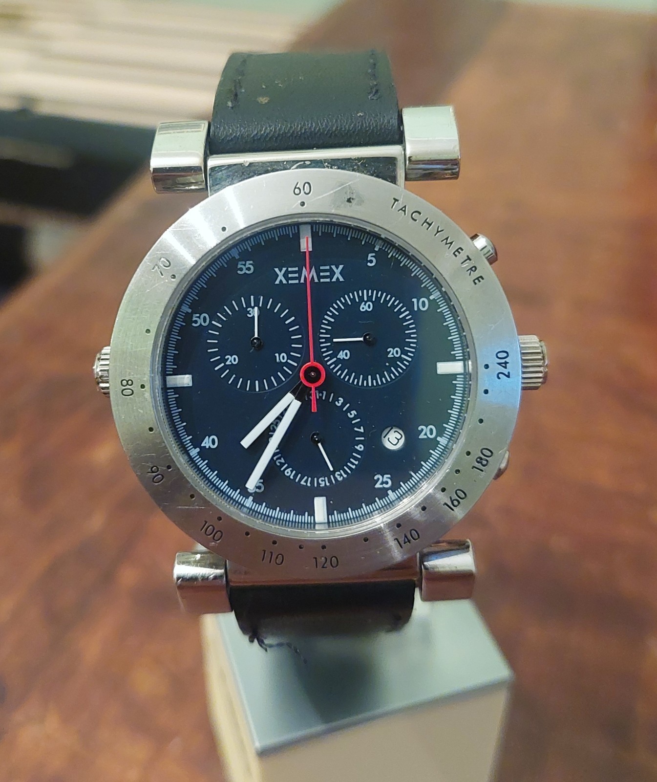 Xemex Offroad Dual Sided Steel Chrongraph Quartz Wristwatch – Rare