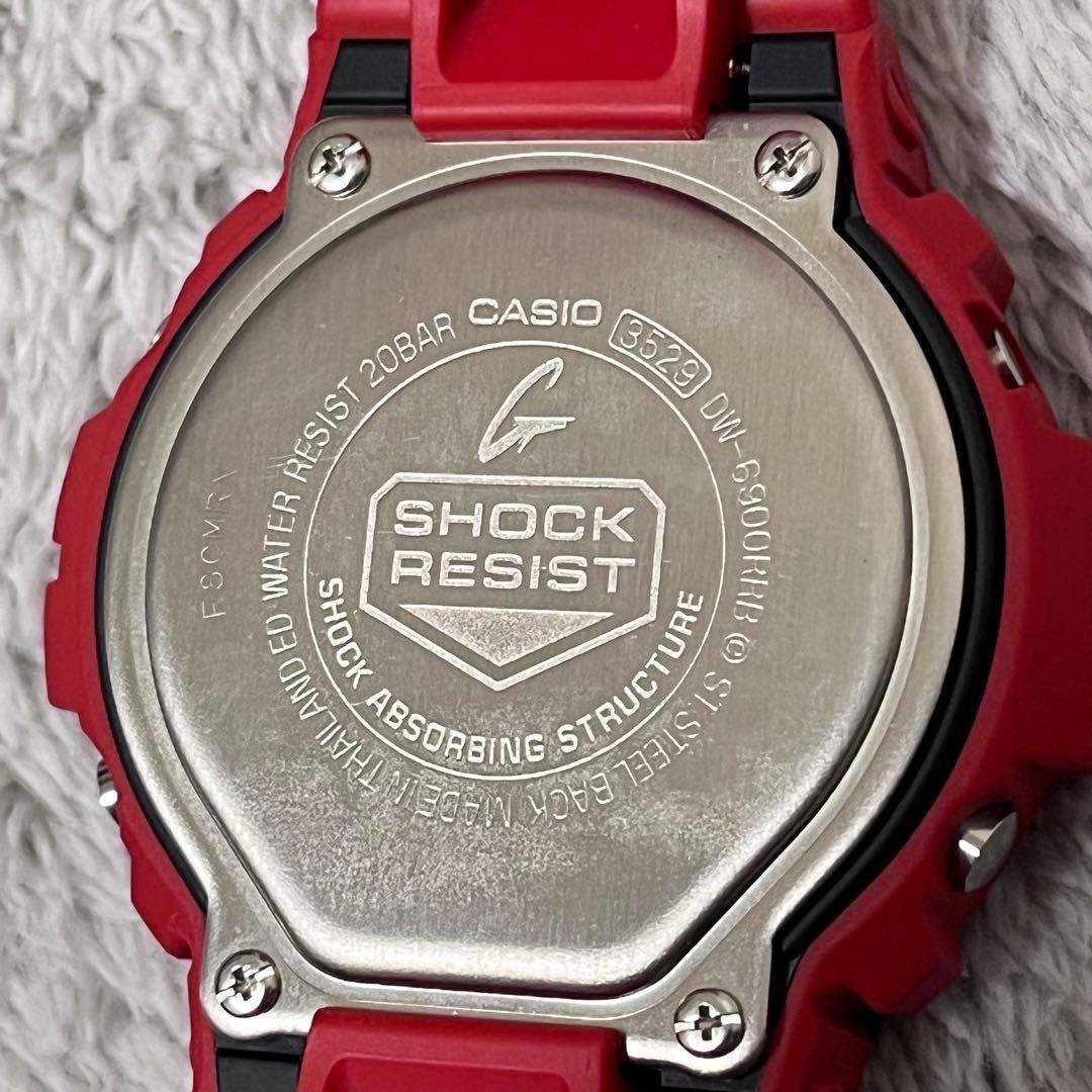 CASIO G SHOCK DW 6900RRB Red