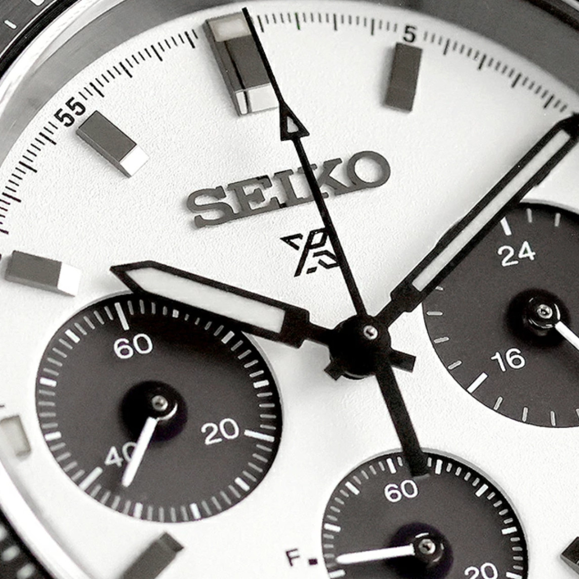 SEIKO Prospex SPEEDTIMER SBDL125 White Solar Chronograph Men’s Watch New in Box