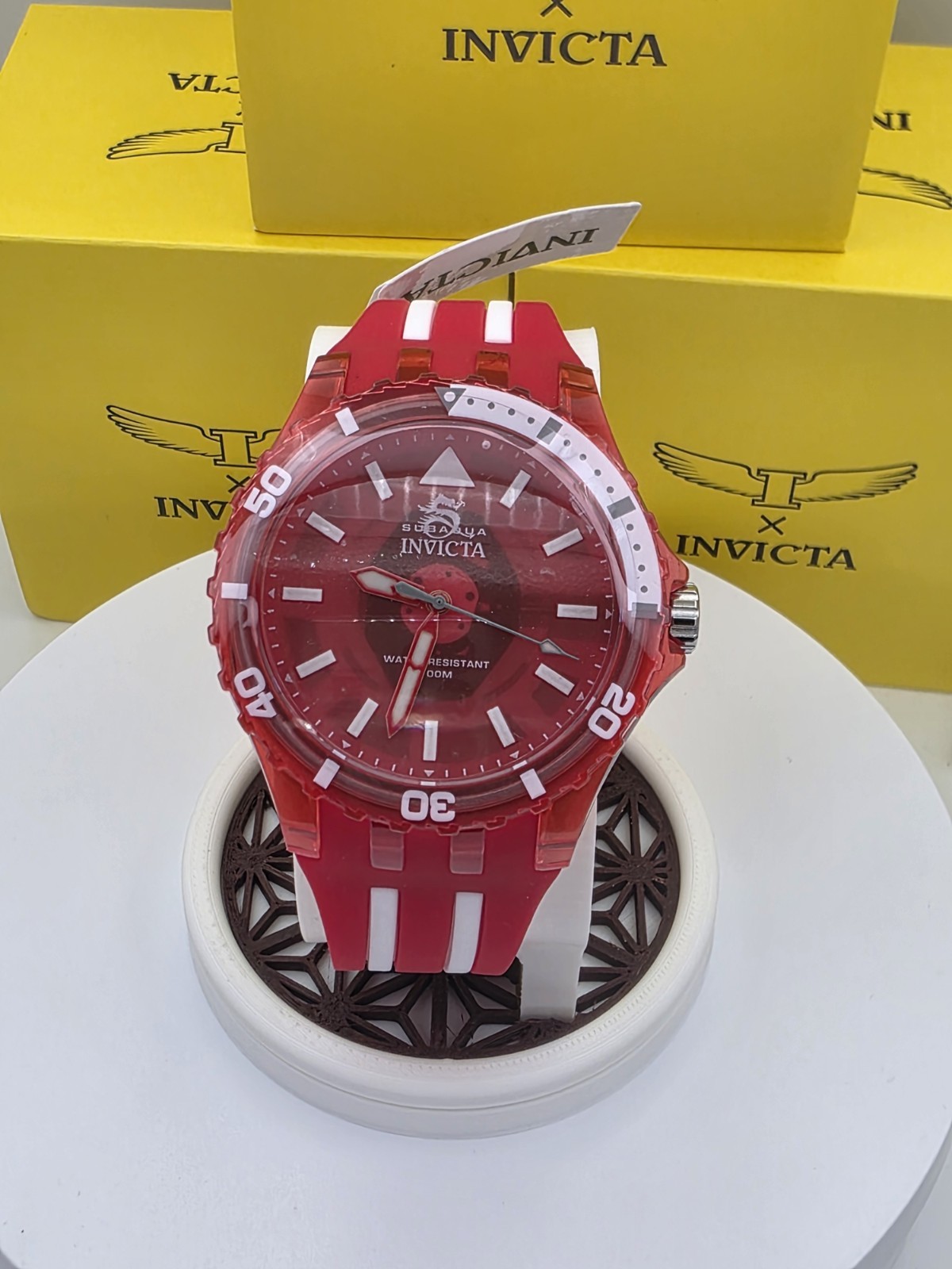 Invicta Subaqua Chromamode Men’s Watch – 44mm Red 69450 New