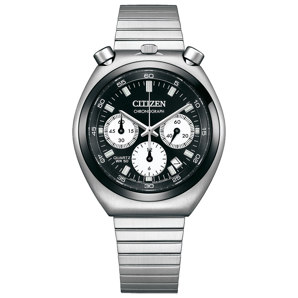 CITIZEN COLLECTION Record Tsuno Chrono AN3660-81E Black Men’s Watch New in Box