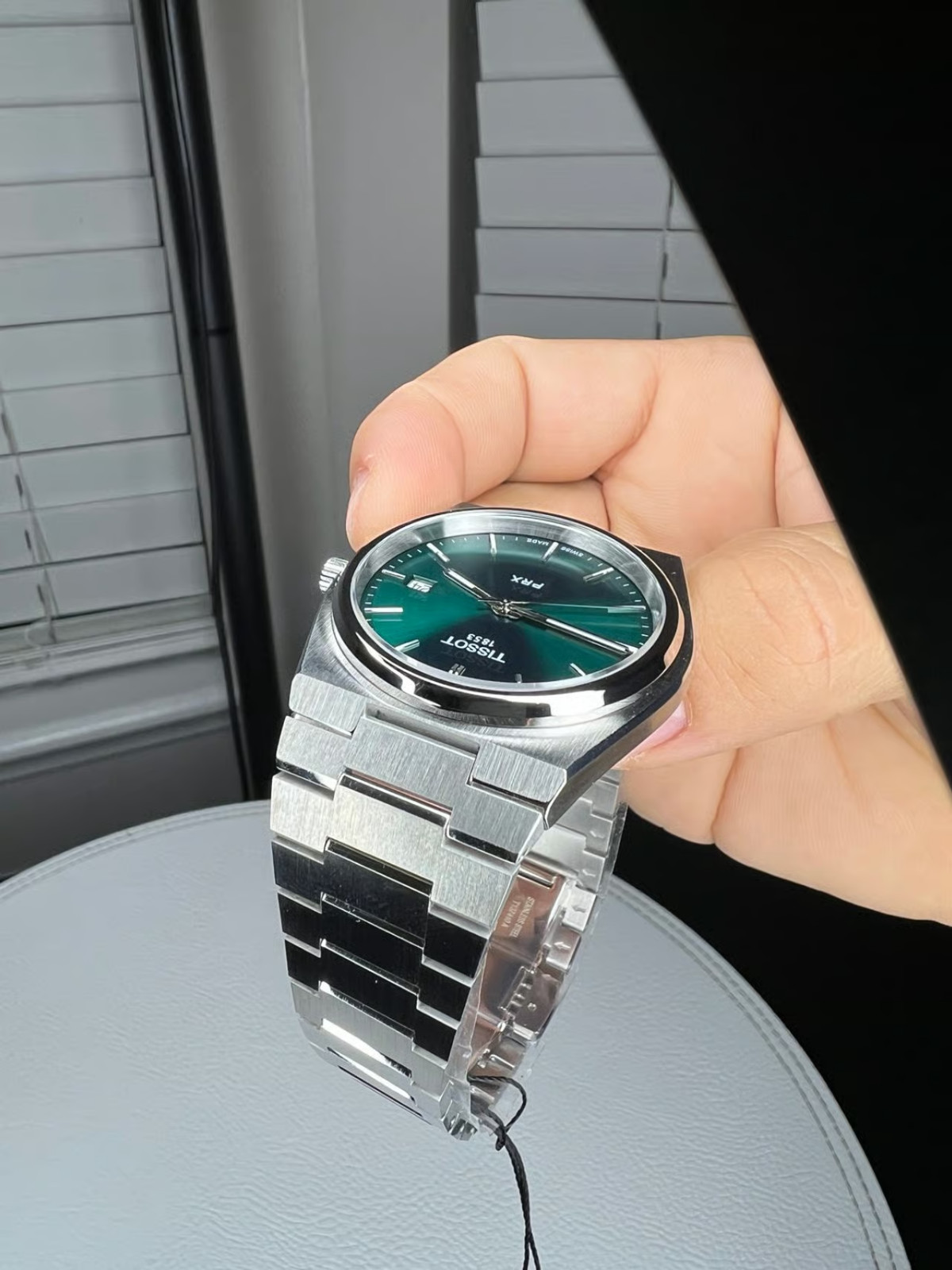 Tissot PRX T137.410.11.091.00 Green Dial Men’s Quartz Watch Stainless Steel 40mm